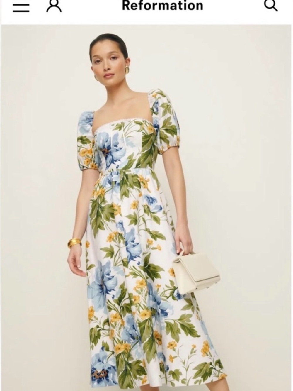 Reformation Marella Linen Dress - Picture 3 of 3